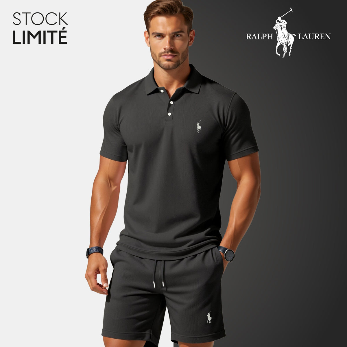 Ensemble Polo & Short Homme – R&L® | Édition Limitée